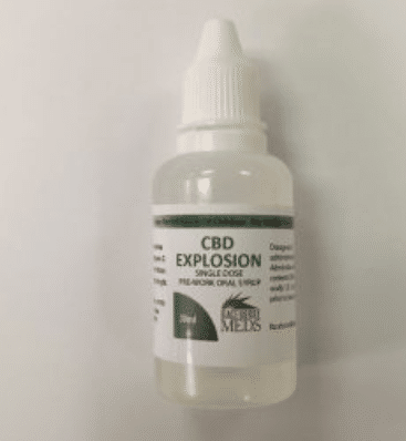 BUY CBD EXPLOSION ORAL SYRUP ONLINE